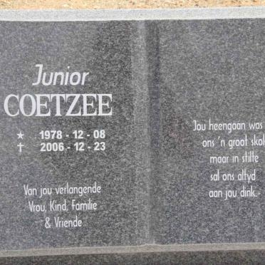 COETZEE Junior 1978-2006