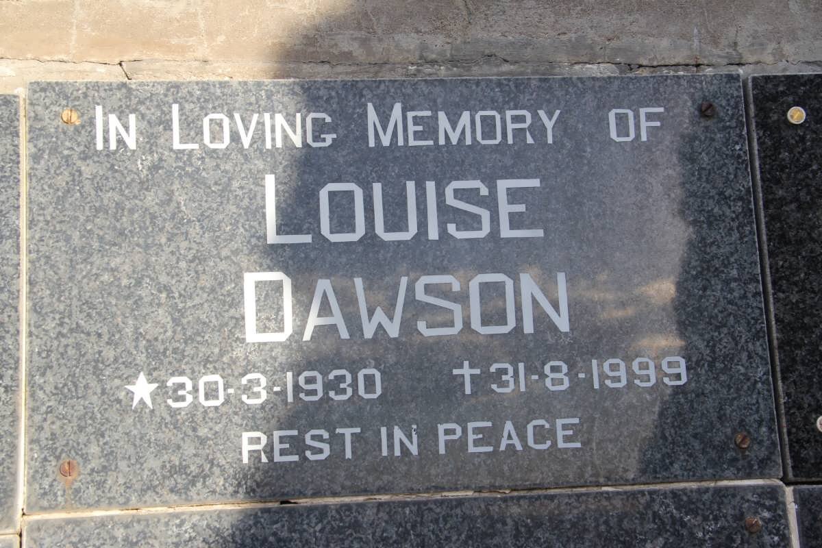 DAWSON Louise 1930-1999