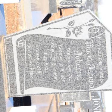 DREYER Maria Jacoba Johanna van ZYL 1920-1987