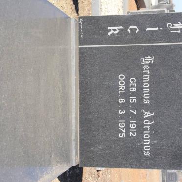 FICK Hermanus Adrianus 1912-1975