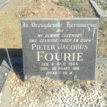 FOURIE Pieter Jacobus 1904-1981