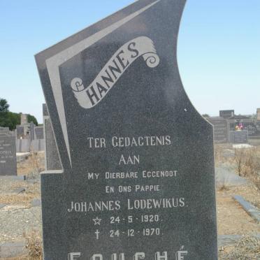 FOUCHÉ Johannes Lodewikus 1920-1970