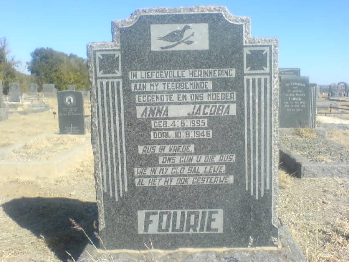 FOURIE Anna Jacoba 1895-1946