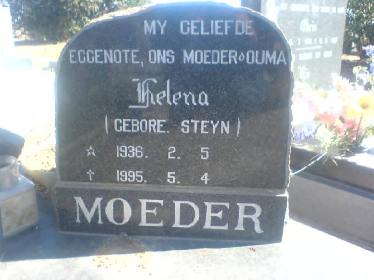 FOURIE Helena nee STEYN 1936-1995