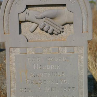 GELDENHUYS Hendrik Marthinus 1877-1948