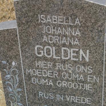 GOLDEN Isabella Johanna Adriana 1912-1998