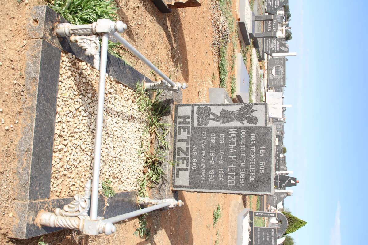 HETZEL Martha H. 1955-1960