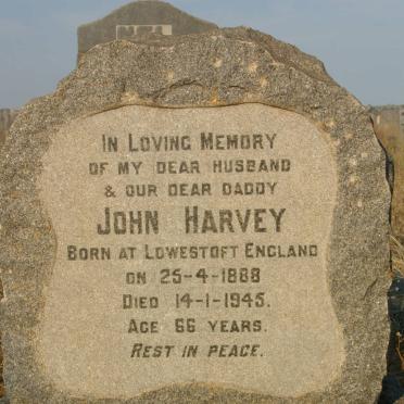 HARVEY John 1888-1945