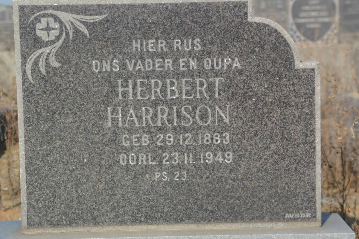 HARRISON Herbert 1883-1949