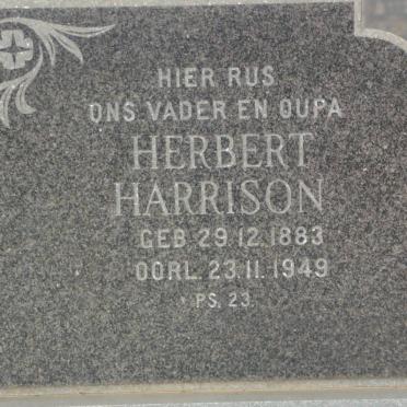 HARRISON Herbert 1883-1949