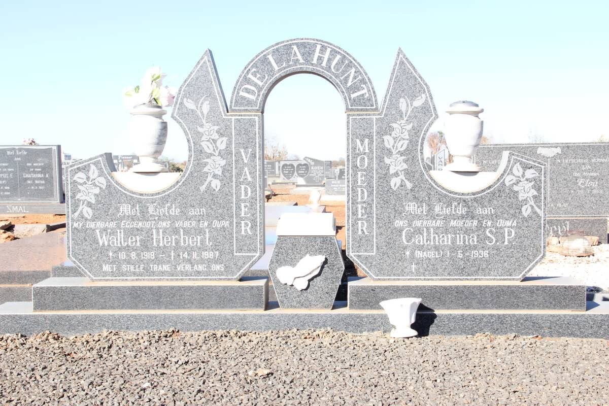 HUNT Walter Herbert, de la 1918-1987 &amp; Catharina S.P. 1936-