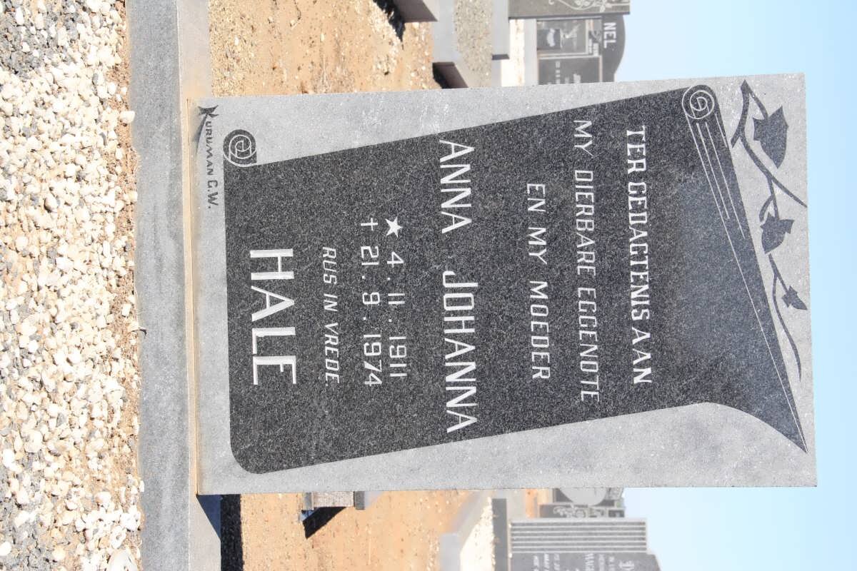 HALE Anna Johanna 1911-1974
