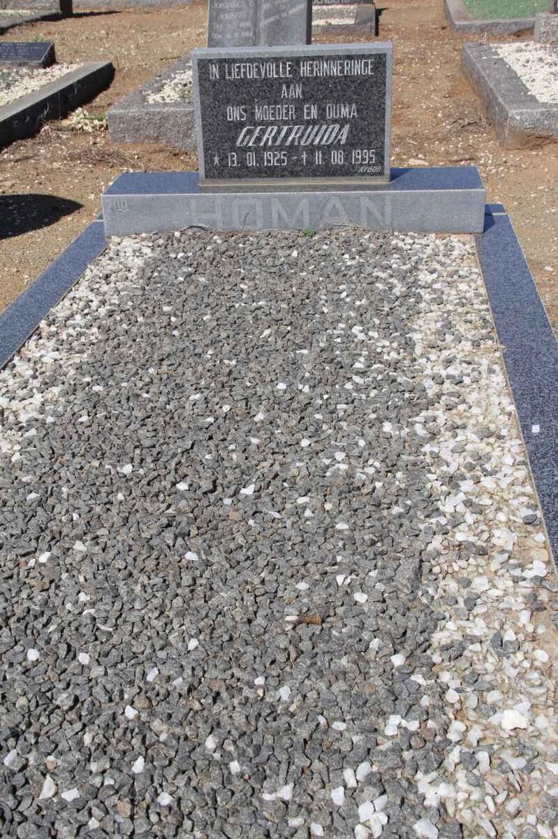 HOMAN Gertruida 1925-1995