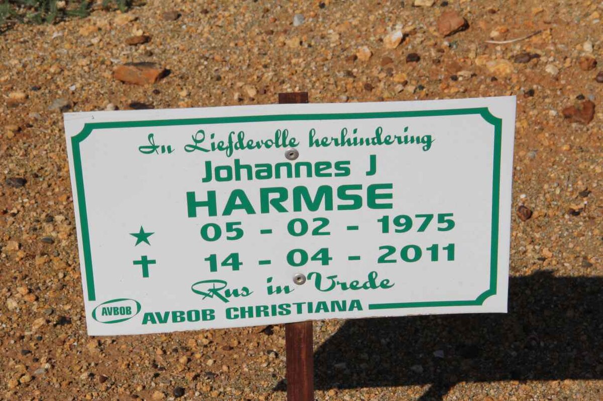 HARMSE Johannes J. 1975-2011