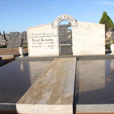 JACOBS David Hermanus 1934-1989 &amp; ? KOEN