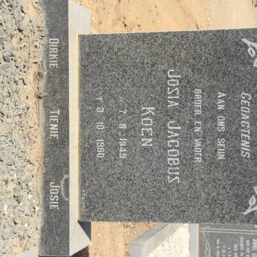 KOEN Josia Jacobus 1949-1980