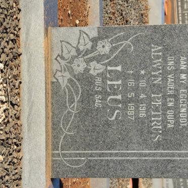 LEUS Alwyn Petrus 1916-1987