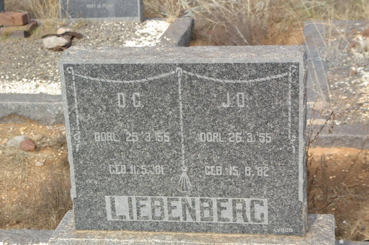 LIEBENBERG D.C. 1955-1981 &amp; J.D. 1955-1982