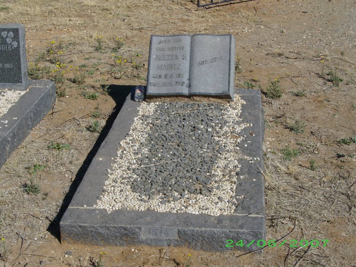 MARITZ Aletta S. 1911-1962