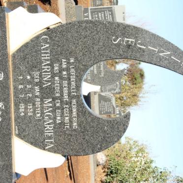 MEINTJES Johannes Jacobus 1931-2001 &amp; Catharina Magarieta VAN ROOYEN 1938-1984