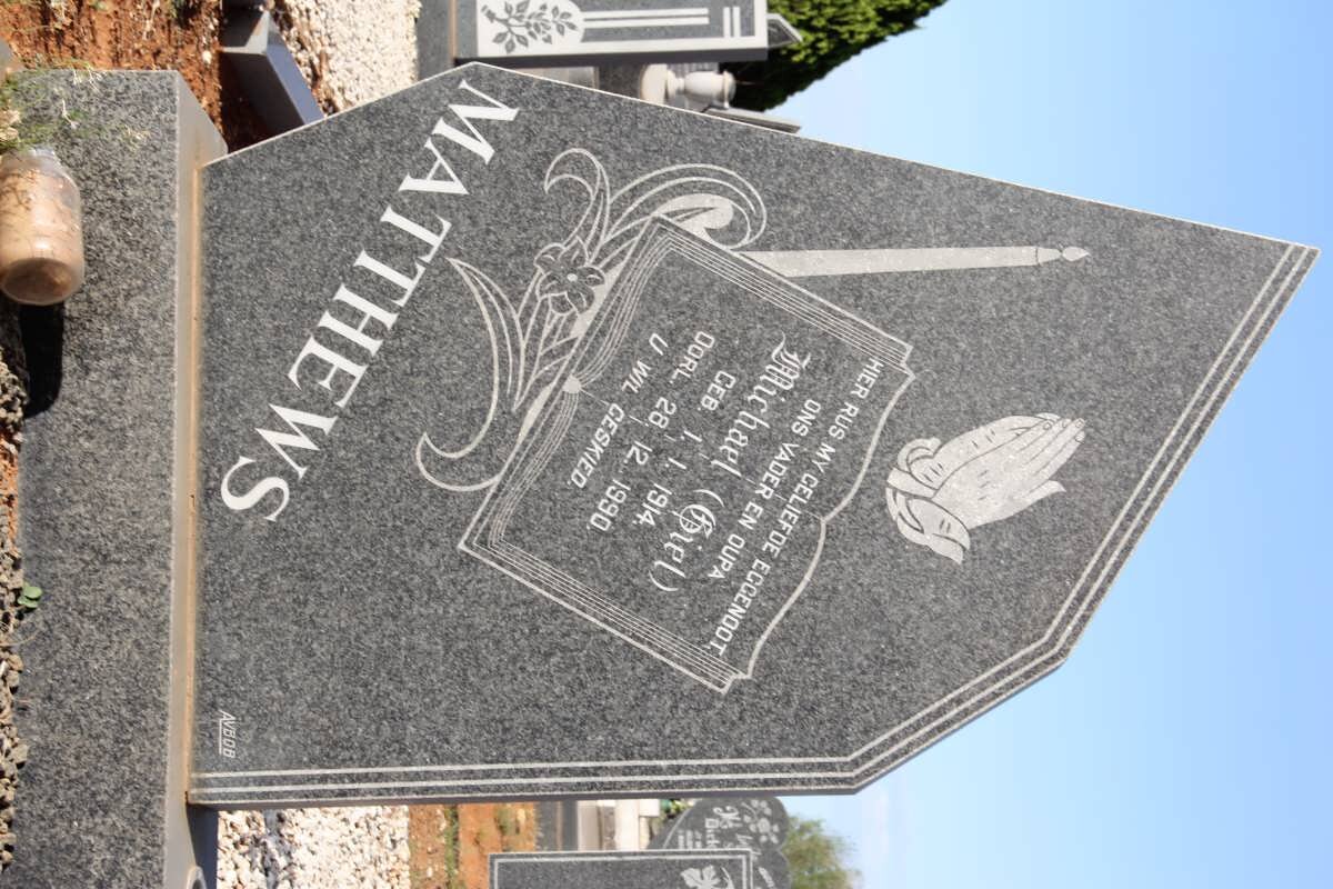 MATTHEWS Michael 1914-1990