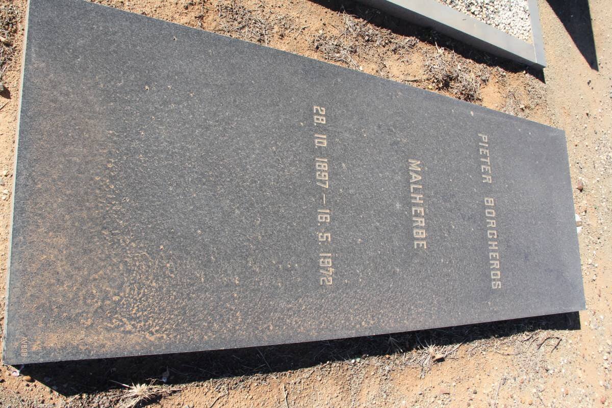 MALHERBE Pieter Borcherds 1897-1972