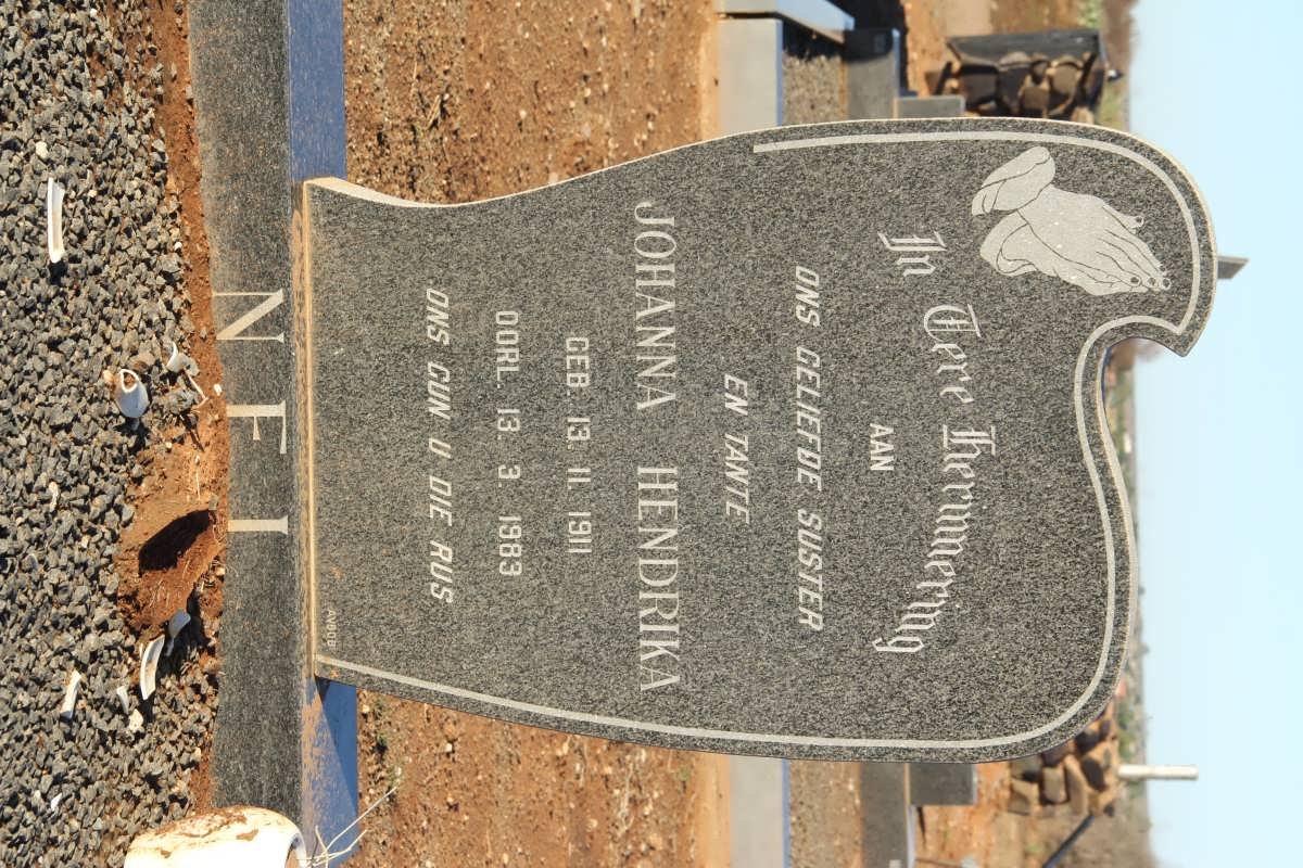 NEL Johanna Hendrika 1911-1983