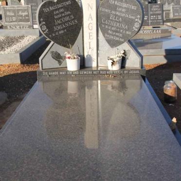 NAGEL Jacobus Johannes 1935- &amp; Ella Catherina 1937-1998