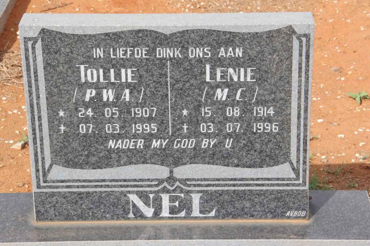 NEL P.W.A. 1907-1995 &amp; M.C. 1914-1996