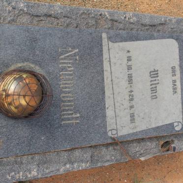 NIEUWOUDT Wilma 1961-1961