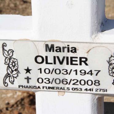 OLIVIER Maria 1947-2008