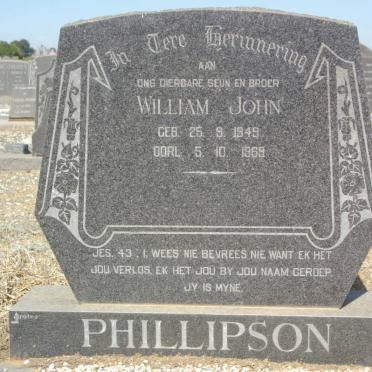 PHILLIPSON William John 1949-1969