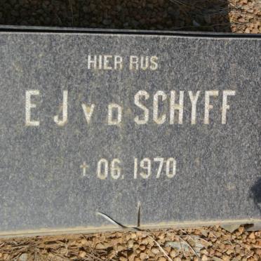 SCHYFF E.J., v.d. -1970