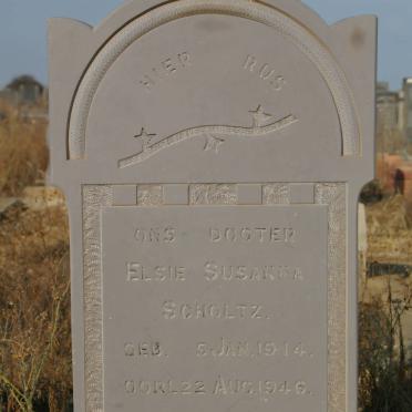 SCHOLTZ Elsie Susanna 1914-1946