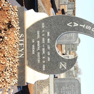 STEYN Gustav 1965-1984