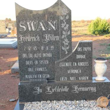 SWAN Frederick Willem 1965-1995