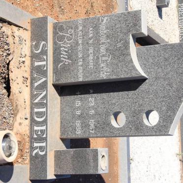 STANDER Brink 1967-1988