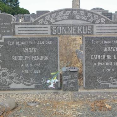 SONNEKUS Rudolph Hendrik 1892-1967 &amp; Catherine Dorothea van DYK 1899-1974