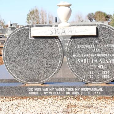 SWART Isabella Susara nee NEL 1934-1988
