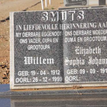 SMUTS Willem 1912-1999 &amp; Elizabeth Sophia Johanna 1918-