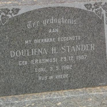 STANDER Douliena H. nee ERASMUS 1907-1962
