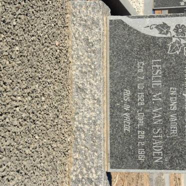 STADEN Leslie M., van 1928-1961