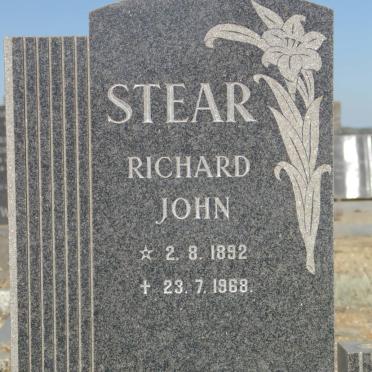 STEAR Richard John 1892-1968