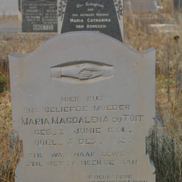 TOIT Maria Magdalena, du 1864-1952
