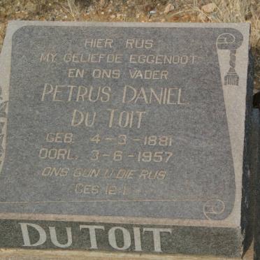 TOIT Petrus Daniel, du 1881-1957