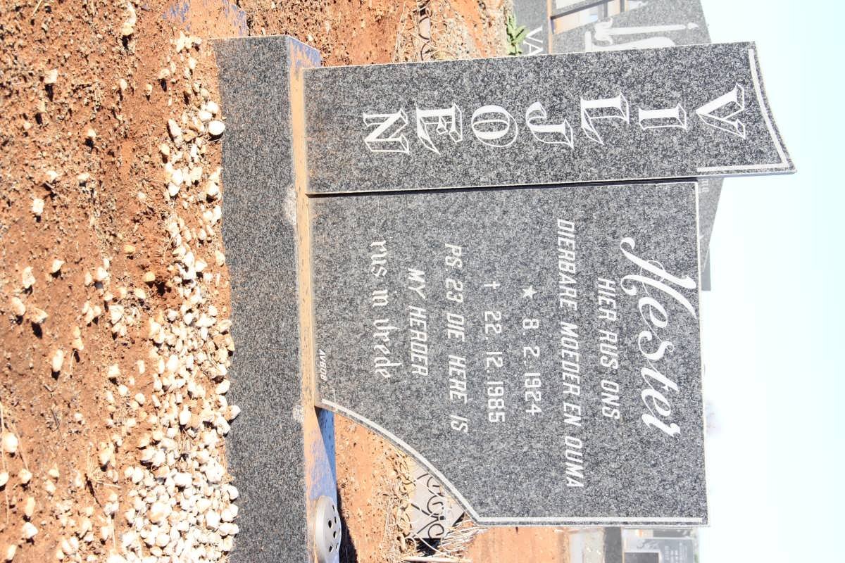 VILJOEN Hester 1924-1985