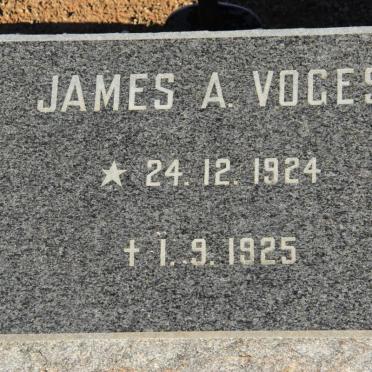 VOGES James A. 1924-1925