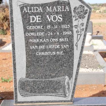 VOS Alida Maria, de 1923-1993