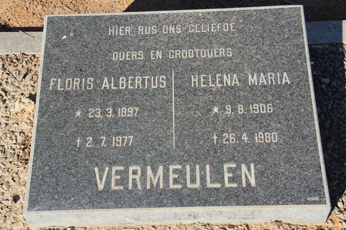 VERMEULEN Floris Albertus 1897-1977 &amp; Helena Maria 1906-1980