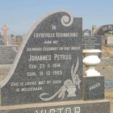 VICTOR Johannes Petrus 1914-1963